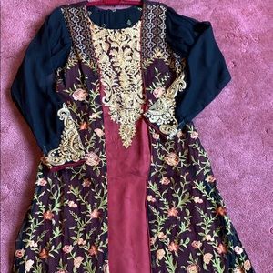 Chiffon Pakistani Indian Formal Dress